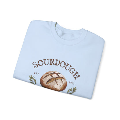 Sourdough Social Club Crewneck Sweatshirt - Perfect for Baking Enthusiasts