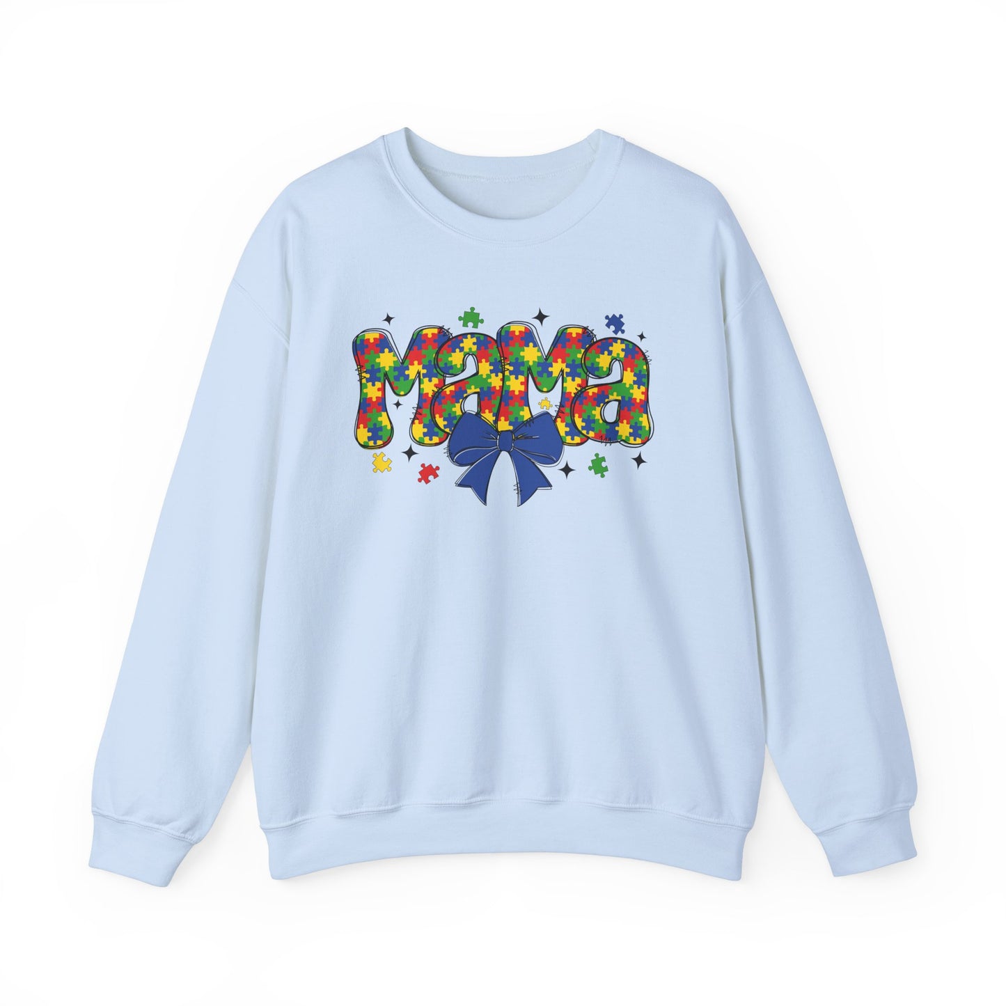 Colorful 'Mama' Graphic Crewneck Sweatshirt – Perfect Gift for Moms