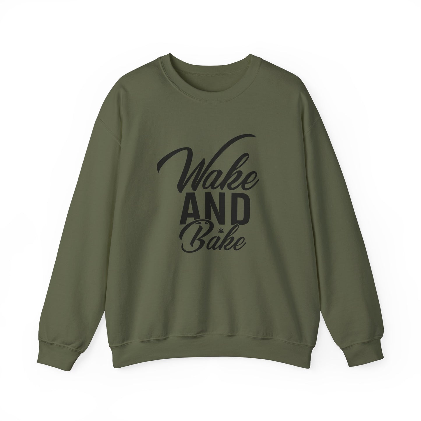 Wake and Bake Unisex Heavy Blend™ Crewneck Sweatshirt