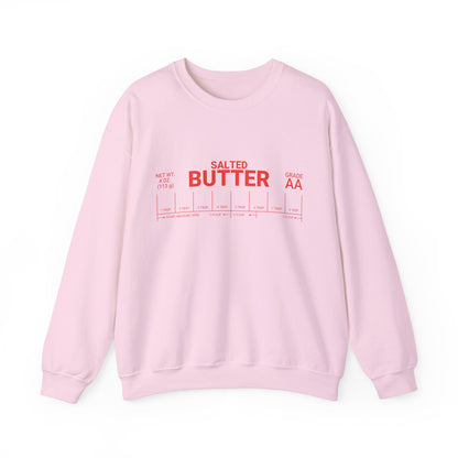 Salted Butter Unisex Crewneck Sweatshirt - Cozy & Fun Kitchen Apparel