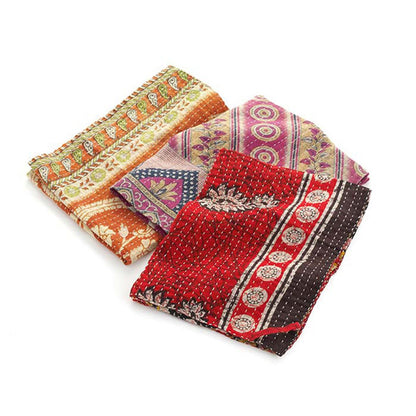 Mantha's Dish Towels Set of 3 double hand-woven 100 % handmade, Made from recycled Cotton saris.